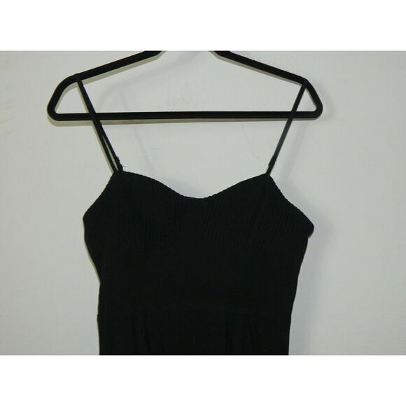 Lulu's Dress Cause for Commotion Black Pleated Bustier Maxi Dress Small - Picture 4 of 7